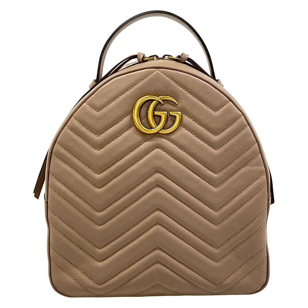 Gucci Gg Marmont Pink Beige Leather #333111G14B